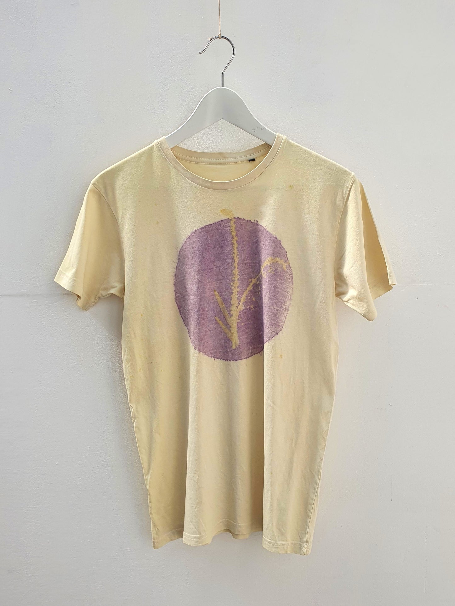 Weld Sphere Organic Cotton T-Shirt in Lemon and Plum