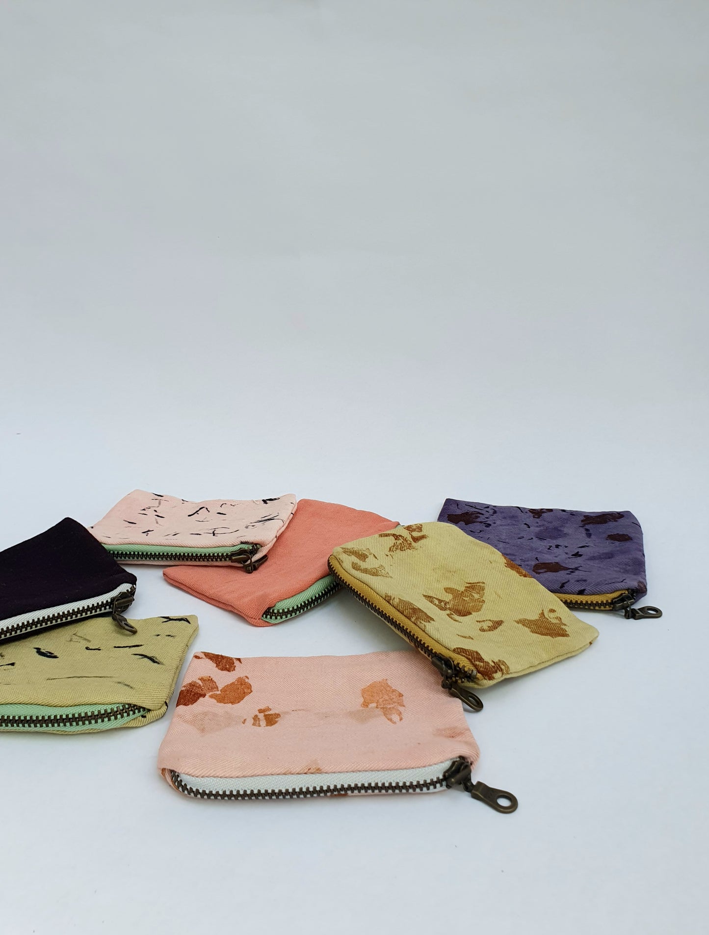 Terracotta Linen Purse