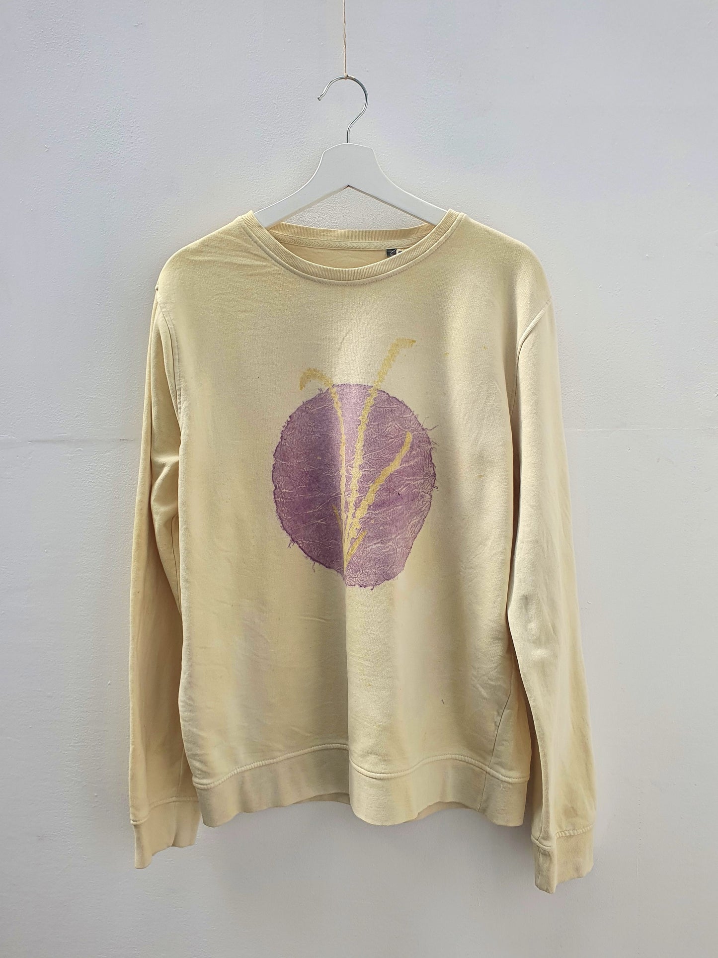 Weld Sphere Organic Cotton Sweatshirt in Lemon