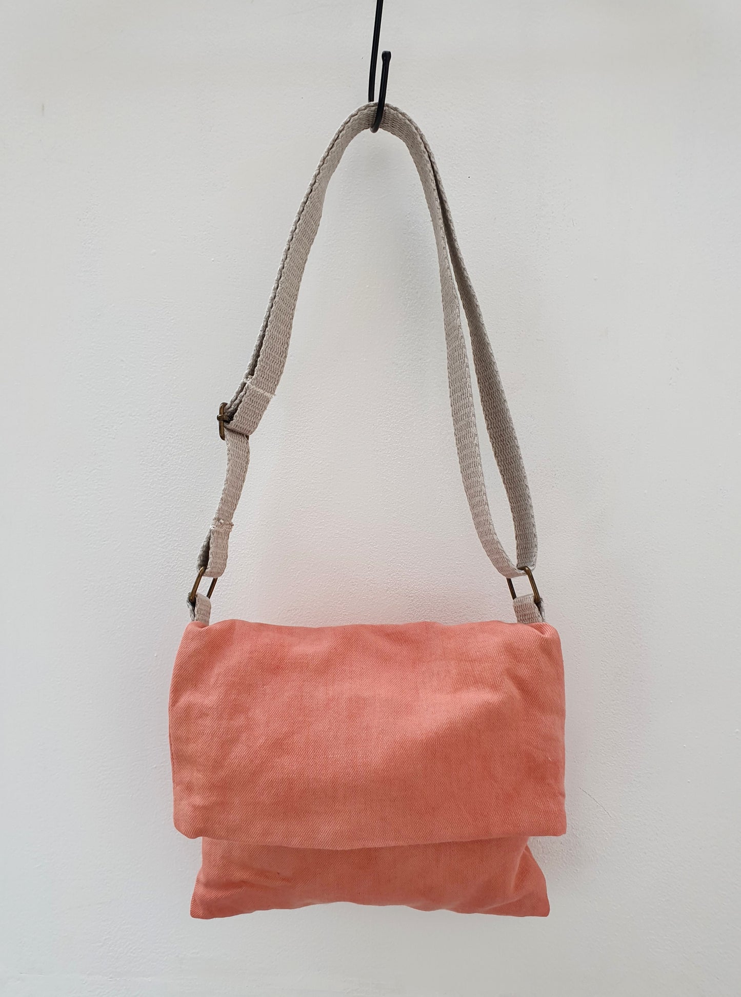 Terracotta Linen Handbag