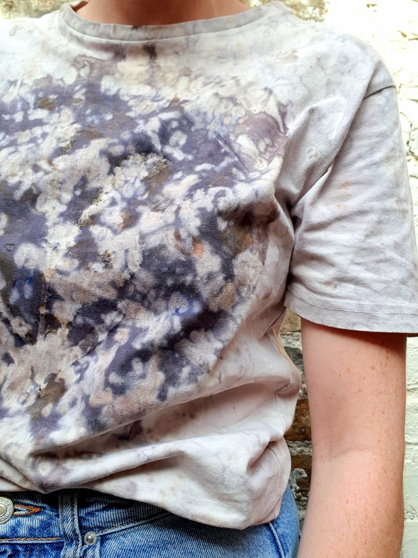 Plum Weld Burst Organic Cotton T-Shirt