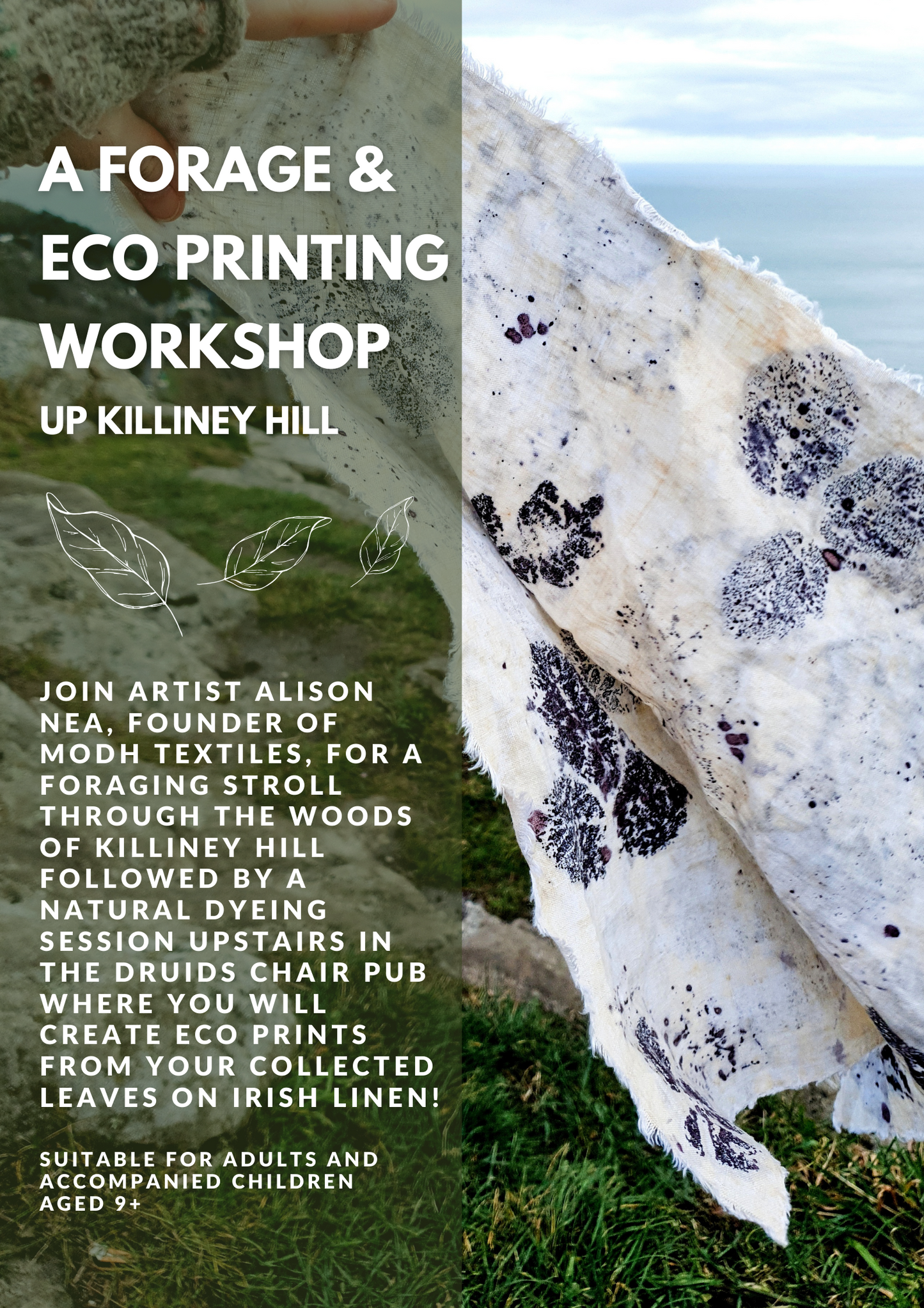 A Forage & Eco Print Workshop in Killiney