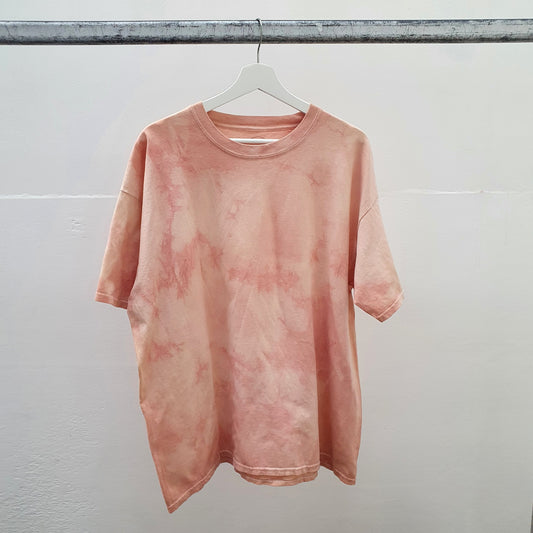 Organic Cotton T-Shirt in Washed Salmon